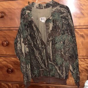 Ocoee Vintage Camo Flannel Zip-Up Jacket